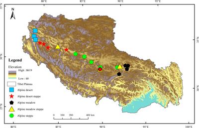 Soil Bacterial Communities and Diversity in Alpine Grasslands on the Tibetan Plateau Based on 16S rRNA Gene Sequencing